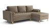 Ecksofa L-Form mit Schlaffunktion und Bettkasten 240x175x96 cm Moris 