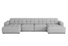 Ecksofa Bergi U-form 364x166x70 cm 