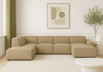 Ecksofa 5 Teile Links 364x166x70 cm Lucas