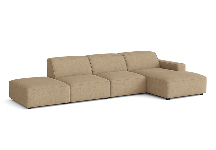 Ecksofa Rechts 4 Teile 341x102x70cm Lucas