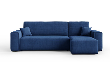 Ecksofa mit Schlaffunktion und Bettkasten L-form 244x142x80 cm Denis 