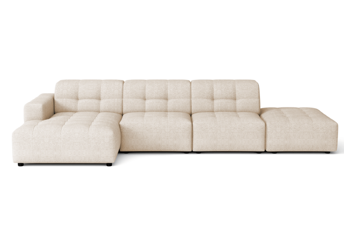5-Sitzer-Ecksofa mit Ottomane BERGO 341 × 166 cm