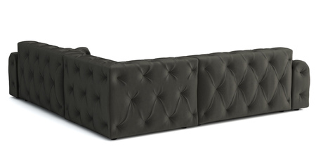 Ecksofa 254x254x80 cm Stil Chesterfield Candi