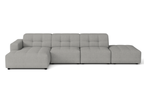 5-Sitzer-Ecksofa mit Ottomane BERGO 341 × 166 cm