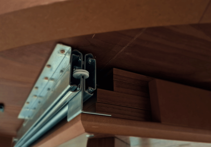 Runder Tisch, Esstisch, Holztisch T40 130-230 cm