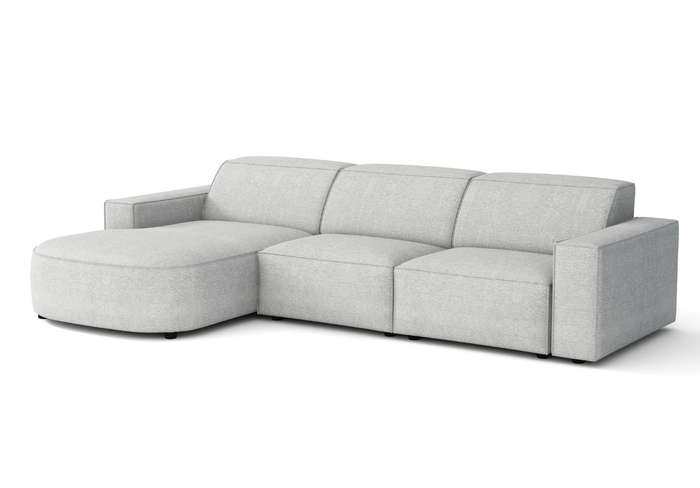 Ecksofa L-form, 3-Sitzer 284x102x70cm Lucas