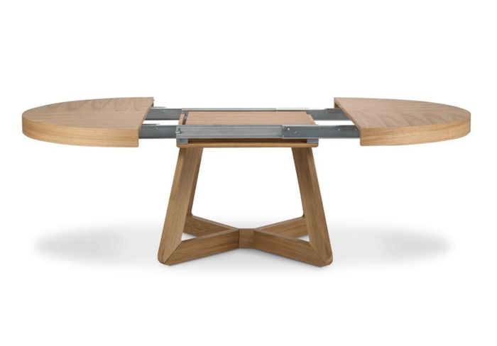 Runder Tisch, Esstisch, Holztisch T40 130-230 cm