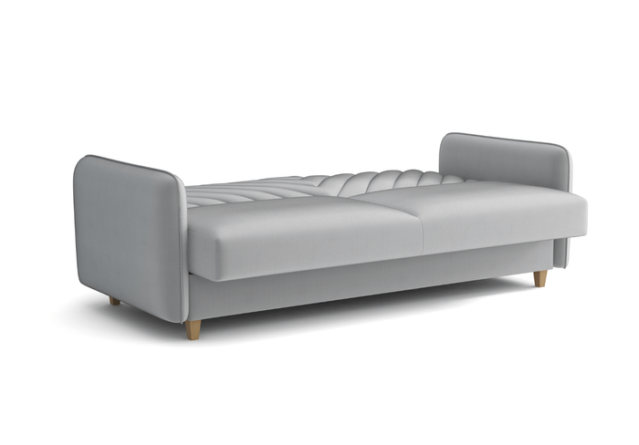 Sofa mit Schlaffunktion, Bettcouch, Schlafsofa mit Bettkasten Modeno 210x97x90 cm
