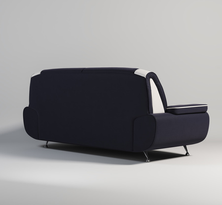 Sofa Set Onyx Set 3-2-1 Couch Set aus Stoff Farbauswahl (weiß-braun)