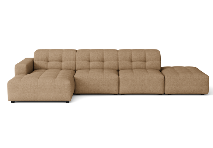 5-Sitzer-Ecksofa mit Ottomane BERGO 341 × 166 cm