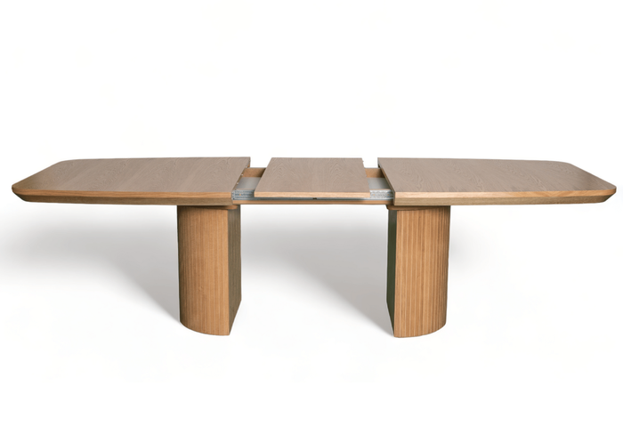 Tisch, Esstisch Auf Gerillten Beinen T71