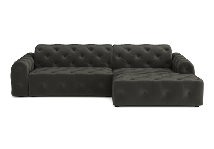 Ecksofa L-form 260x170x80 cm Chesterfield Candi