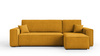 Ecksofa mit Schlaffunktion und Bettkasten L-form 244x142x80 cm Denis 