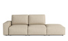 Modulare Sofa 3-Sitzer 255x102x90 cm Fergi Beige