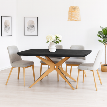 Ausziehbarer Eichentisch 110 cm x 200–300 cm, Modell T78