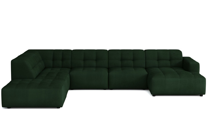 Ecksofa U-form links 364x262x70 cm modular Sofa Bergi