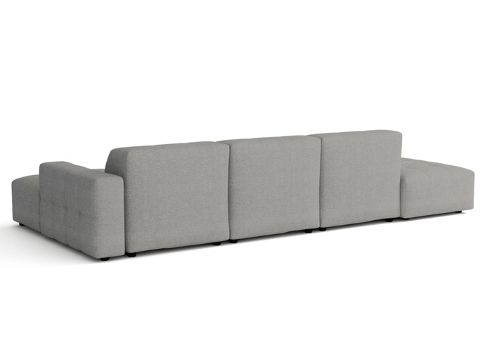 5-Sitzer-Ecksofa mit Ottomane BERGO 341 × 166 cm