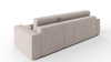 Ecksofa mit Schlaffunktion und Bettkasten L-form 244x142x80 cm Denis 