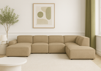 Ecksofa 5 Teile Links 364x166x70 cm Lucas